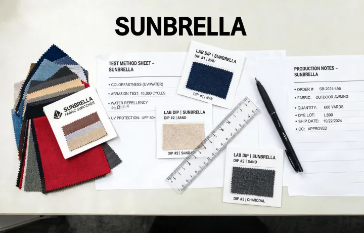 Sunbrella Guarantee Banner workspace